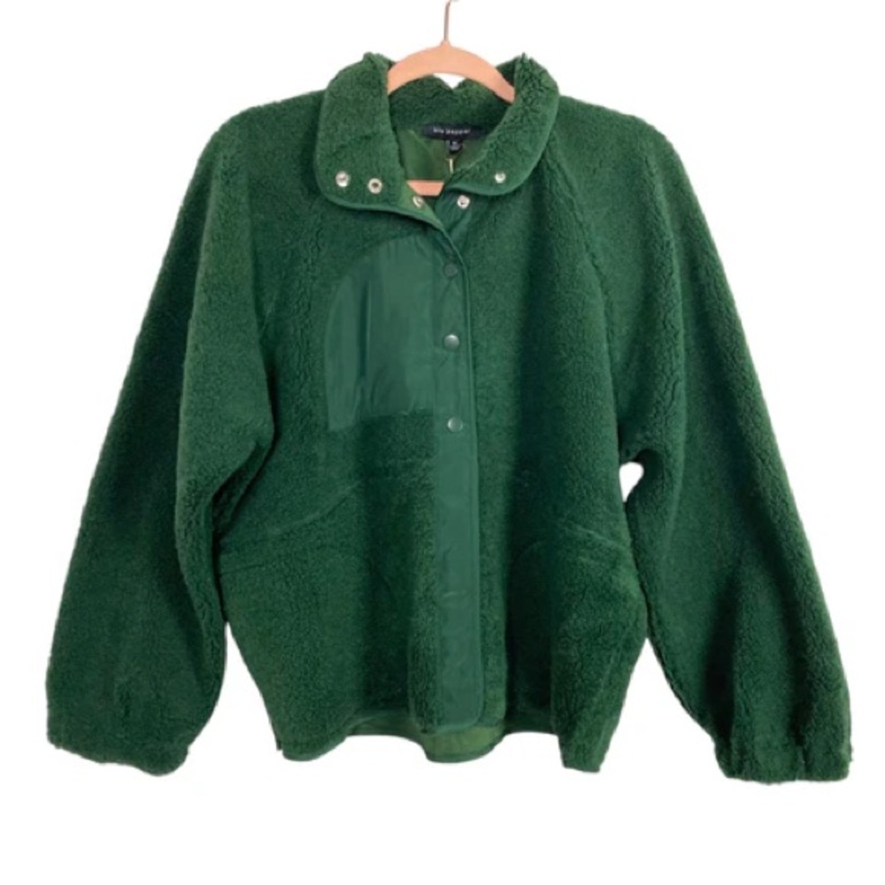 Blu Pepper Forest Green Teddy Jacket